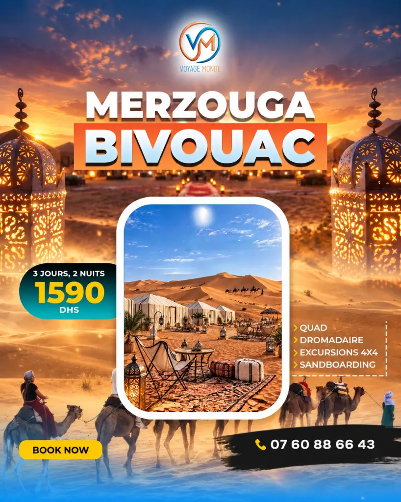 Affiche : Merzouga Bivouac