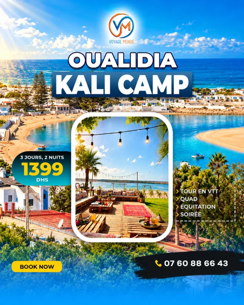 Affiche : Oualidia – Kali Camp